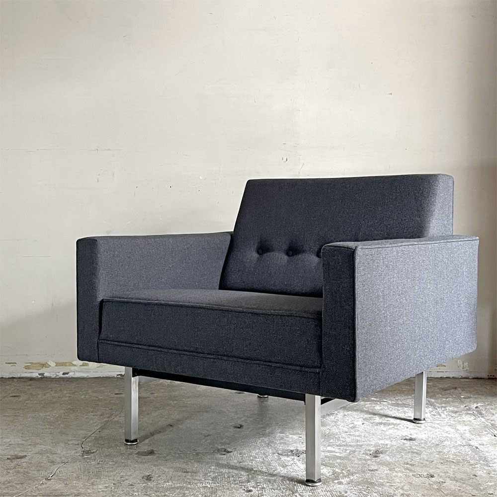 ハーマンミラー Herman Miller モジュラーシーティンググループ 1Pソファ 一人掛けソファ ラウンジチェア ジョージ・ネルソン ミッドセンチュリー ビンテージ ■