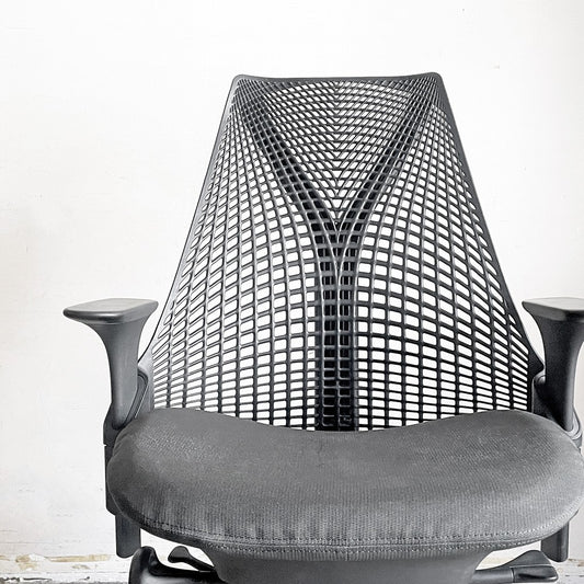 ハーマンミラー Herman Miller セイルチェア SAYL Chair デスクチェア 旧モデル イヴ・ベアール ブラック 2013年製 モダンデザイン ■