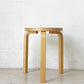 アルテック artek スツール60 Stool60 バーチ材 3本脚 アルヴァ・アアルト ナチュラルラッカー 80周年記念モデル 北欧家具 ★