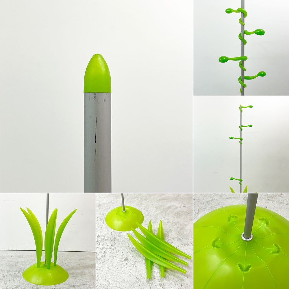 コジオル koziol オレンジ・ダルムスタック ORANGE DARMSTACK アクリルコートスタンド 植物デザイン プラスチック グリーン 高さ調節 モダン ドイツ ●