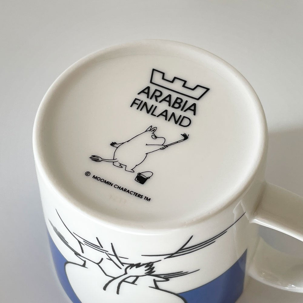 アラビア ARABIA ムーミンマグ ムーミントロールオンアイス 1999-2012 廃番 箱付き フィンランド 北欧食器 ◎