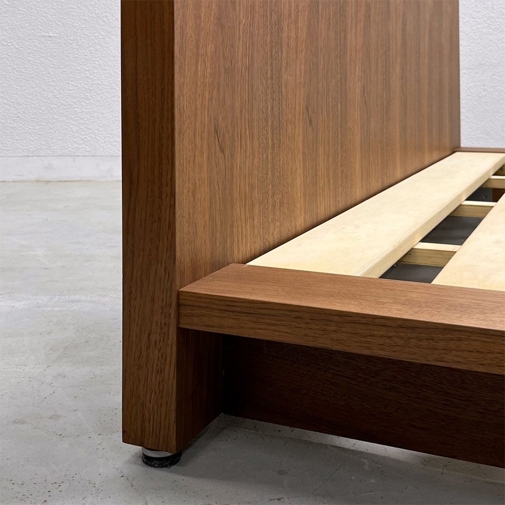 アクタス ACTUS FBベッド ロータイプ FB BED LOW TYPE セミダブル ウォールナット 〓