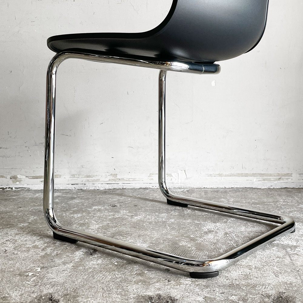 ヴィトラ Vitra ハル RE キャンチレバー HAL RE CANTILEVER ダイニングチェア ジャスパー モリソン ブラック カンチレバー モダン A ■