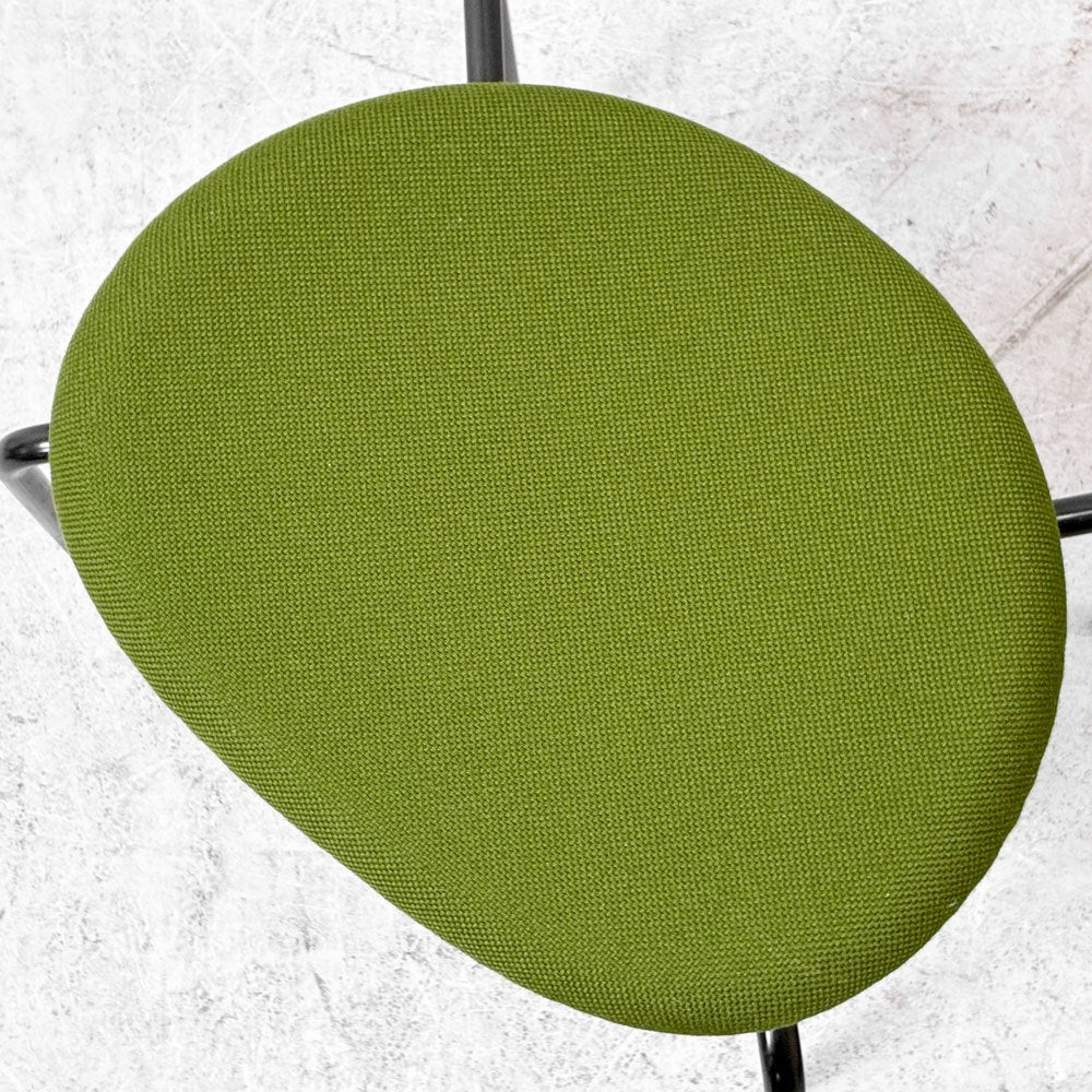 カールハンセン＆サン Carl Hansen & Son CH88P ダイニングチェア オーク材 グリーン ファブリック 座面張替済み ハンス J. ウェグナー デンマーク 北欧家具 ●