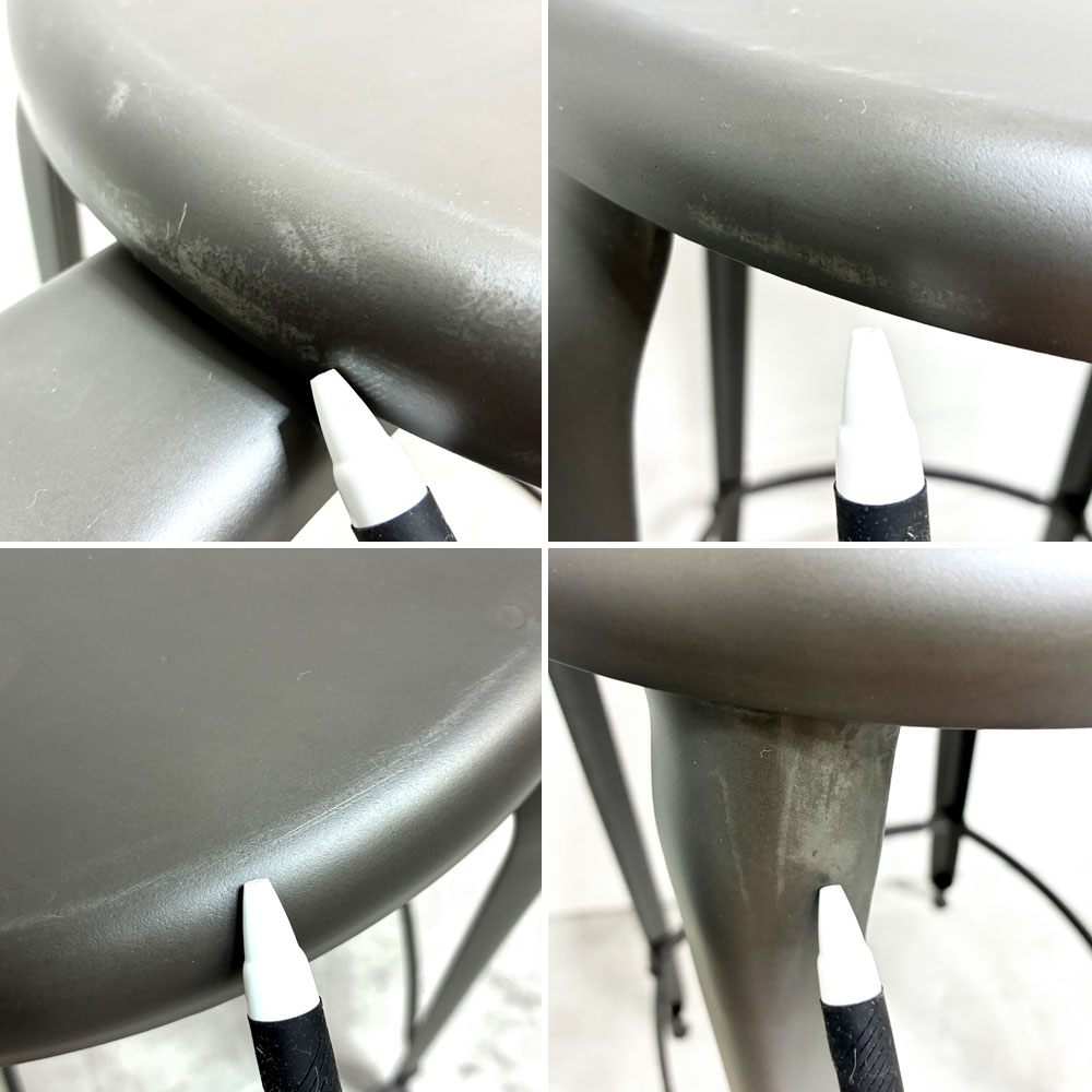 フェールトラヴァイユ FER TRAVAIL ニコルチェア NICOLLE Chair SH80 カウンターチェア スチール マットクリア仕上げ 別注モデル インダストリアル C ●
