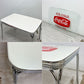 コカ・コーラ Coca Cola ダイナーテーブル Uシリーズ Coke Diner Table U Series PJ-1150D W115cm ガラストップ 50sビンテージスタイル 店舗什器 US ●