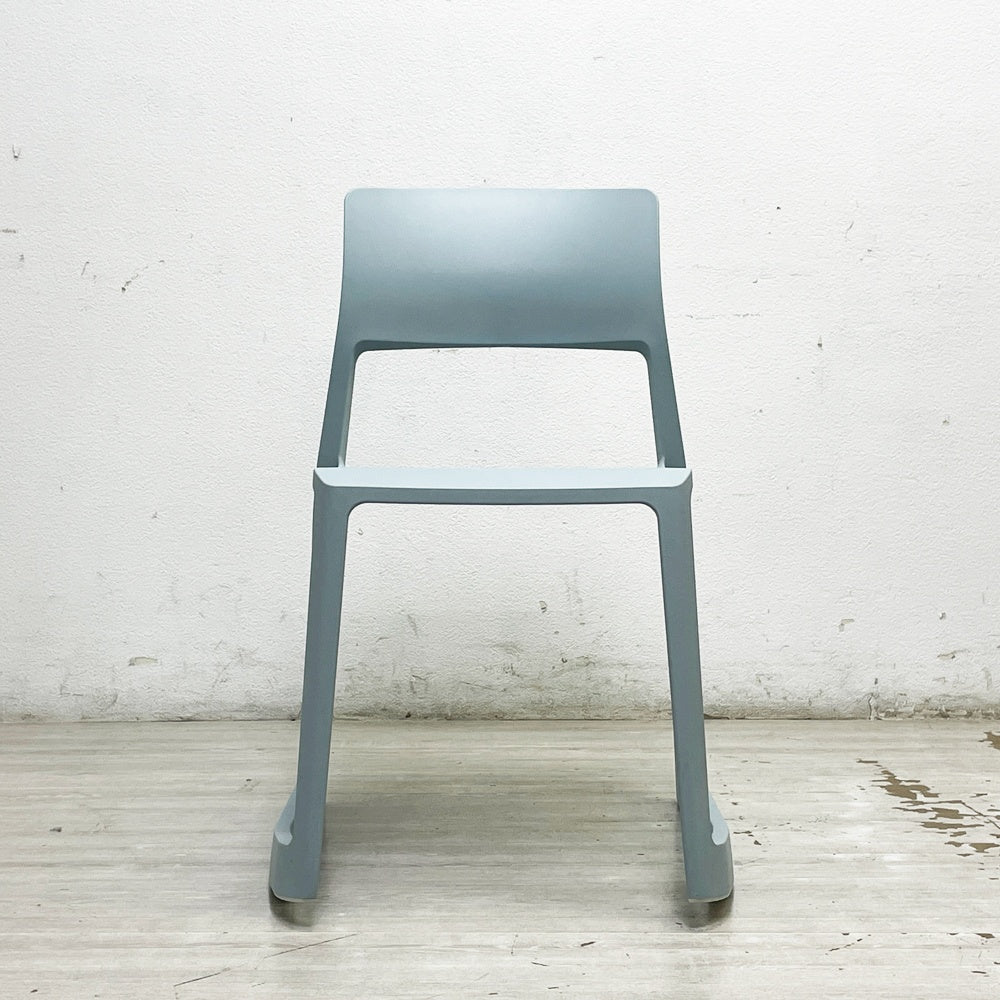 ヴィトラ Vitra ティプトン Tip Ton ダイニングチェア デスクチェア アイスグレー スタッキング チルト機能 定価￥42,900- B ●