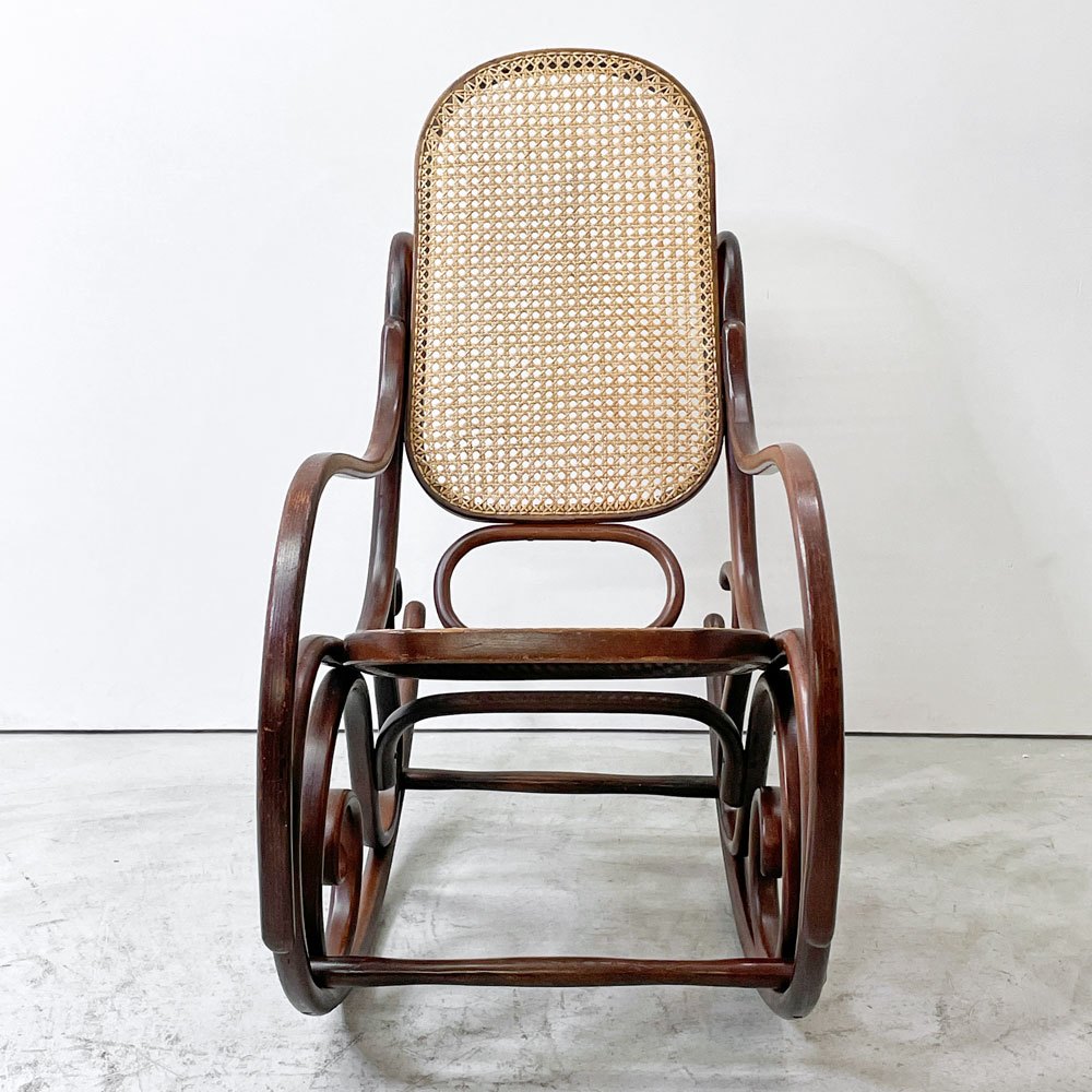 マルニ木工 オールドマルニ maruni ベントウッド ロッキングチェア Bentwood rocking chair 1976年～1988年製 #7028 リプロダクト 曲木椅子 ラタン張り  ●
