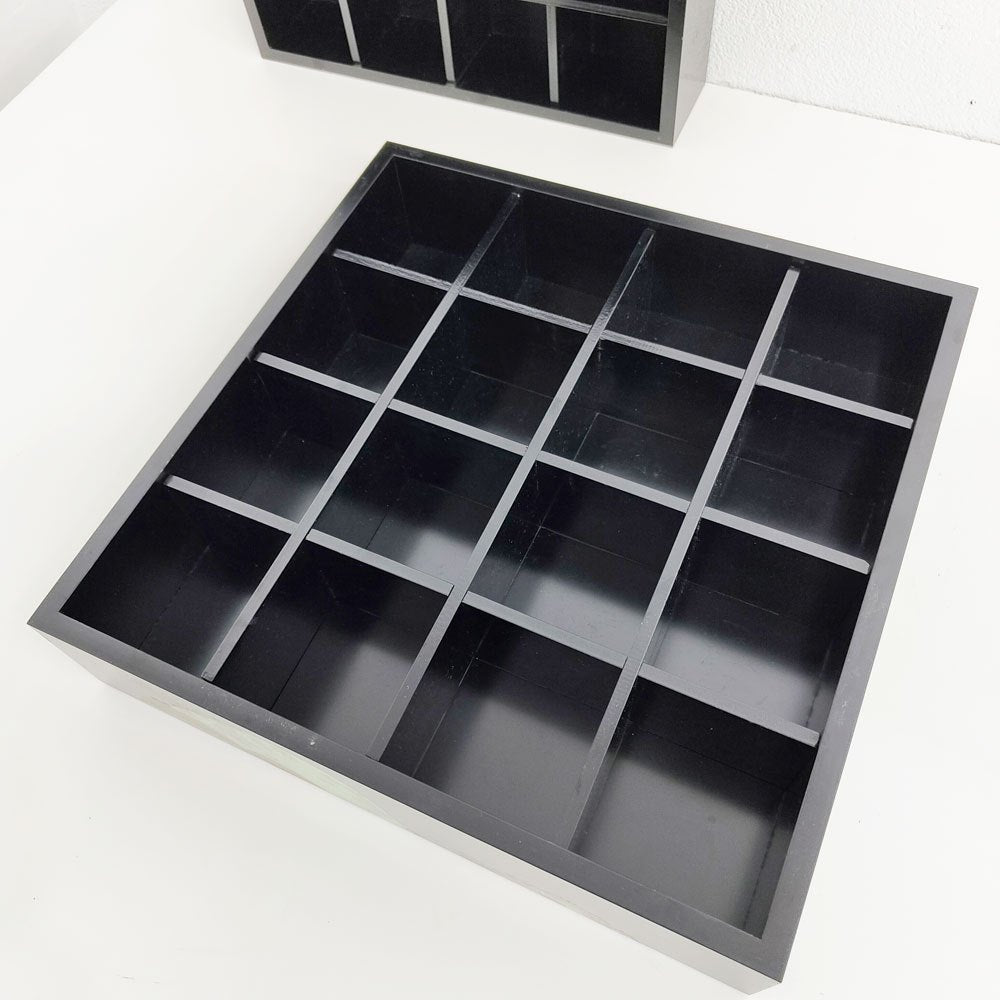 フランクリンポーセリン FRANKLIN PORCELAIN 有名旅館の酒盃コレクションの蒔絵三段重箱  コレクションケース 和モダン ●