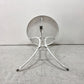 ビンテージ vintage アイアン ガーデンテーブル カフェテーブル Φ52cm フレンチスタイル クラシカルデザイン ホワイトペイント ●