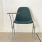 ハーマンミラー Herman Miller サイドシェルチェア セカンド 2nd ビンテージ アプホルスター スクールベース スタッキングベース 肘掛けテーブル付 イームズ ミッドセンチュリー C ★