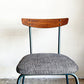 アクメファニチャー ACME Furniture グランドビュー チェア GRANDVIEW CHAIR ダイニングチェア ファブリック グレー系 アイアン脚 廃番ア ■