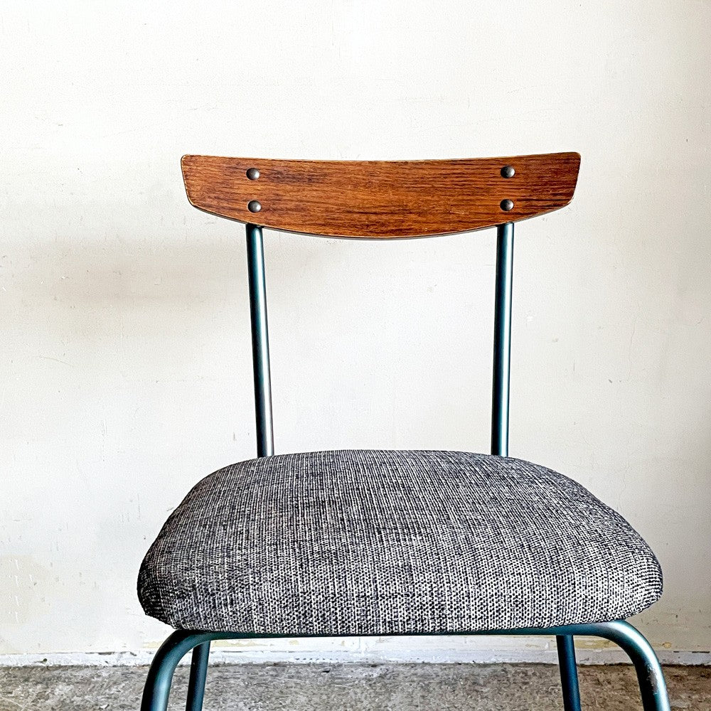 アクメファニチャー ACME Furniture グランドビュー チェア GRANDVIEW CHAIR ダイニングチェア ファブリック グレー系 アイアン脚 廃番ア ■