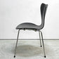 フリッツハンセン Fritz Hansen セブンチェア ダイニングチェア カラードアッシュ ブラック アルネ・ヤコブセン 北欧 デンマーク 定価￥76,780- B ●