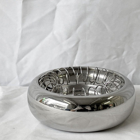 アレッシィ ALESSI スピラーレ Spirale アッシュトレイ 灰皿 アッキーレ・カスティリオーニ Φ12cm イタリア 定価￥26,070- ◇