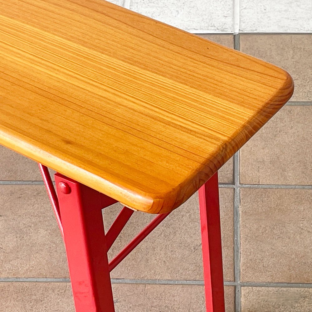 ダルトン DULTON ビアベンチ BEER BENCH 130 フォールディング 折り畳み モミ材 アジャスター付き ◇