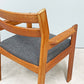 辻木工 TSUJI MOKKO チーク材 ダイニング アームチェア ファブリック張替済み ビンテージ vintage 北欧スタイル B ◎