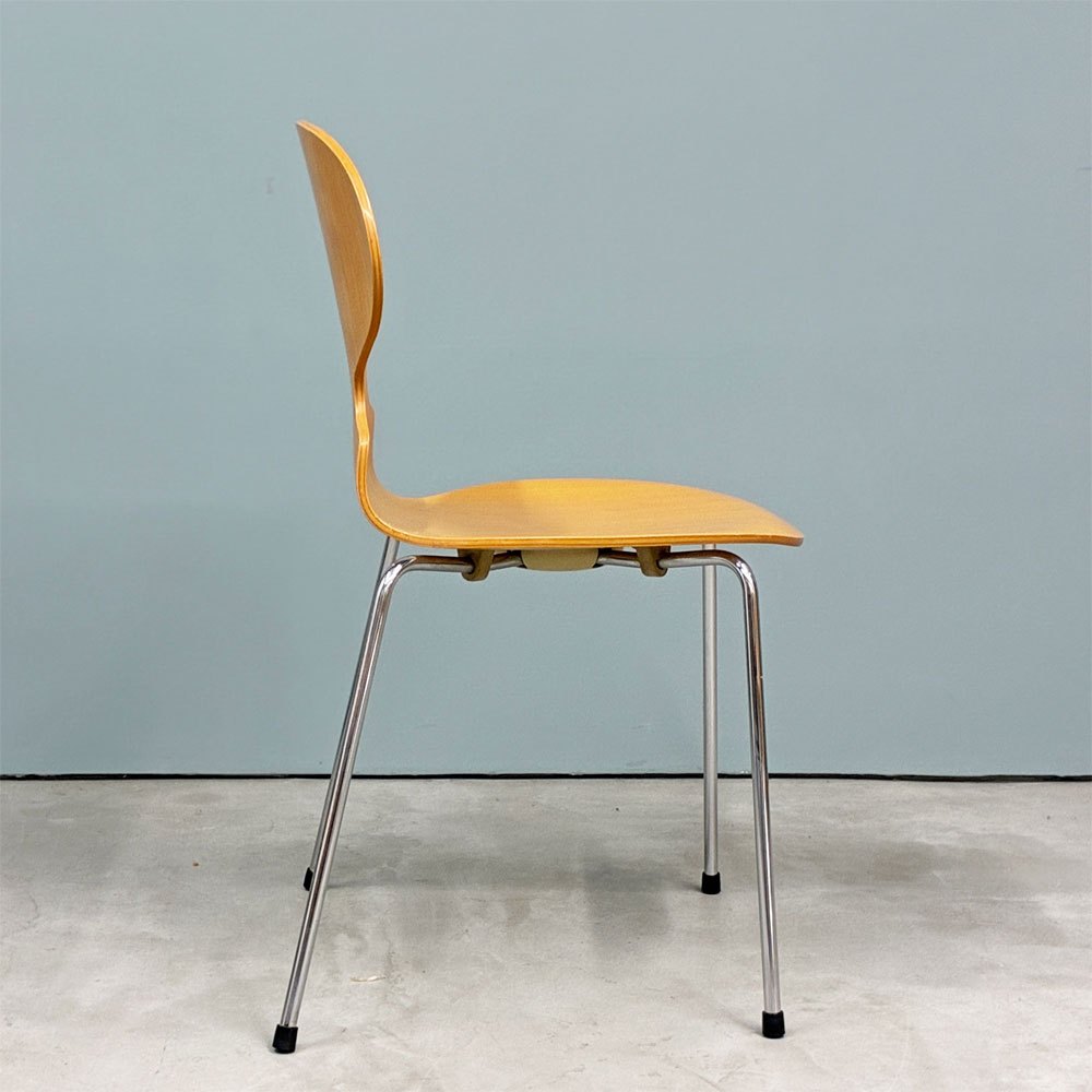 フリッツハンセン Fritz Hansen 3101 アントチェア 4本脚 ナチュラルビーチ材 ラッカー仕上げ アルネ・ヤコブセン 北欧家具 B ◎