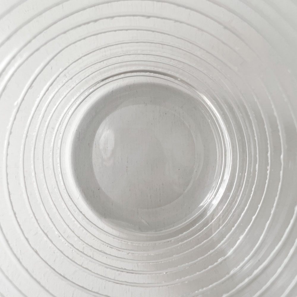 辻和美 Kazumi Tsuji めんちょこ小 ウズウズ クリア ガラスカップ Φ9×7.5cm ファクトリーズーマー factory zoomer 現代作家 ◎
