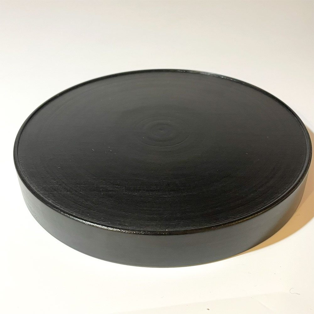 富井貴志 弁当箱 黒漆 16cm 現代作家 ★