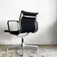 ハーマンミラー Herman Miller イームズアルミナムグループ マネジメントチェア デスクチェア アルミバフベース ファブリック 固定脚 4本脚 C&Rイームズ  ■