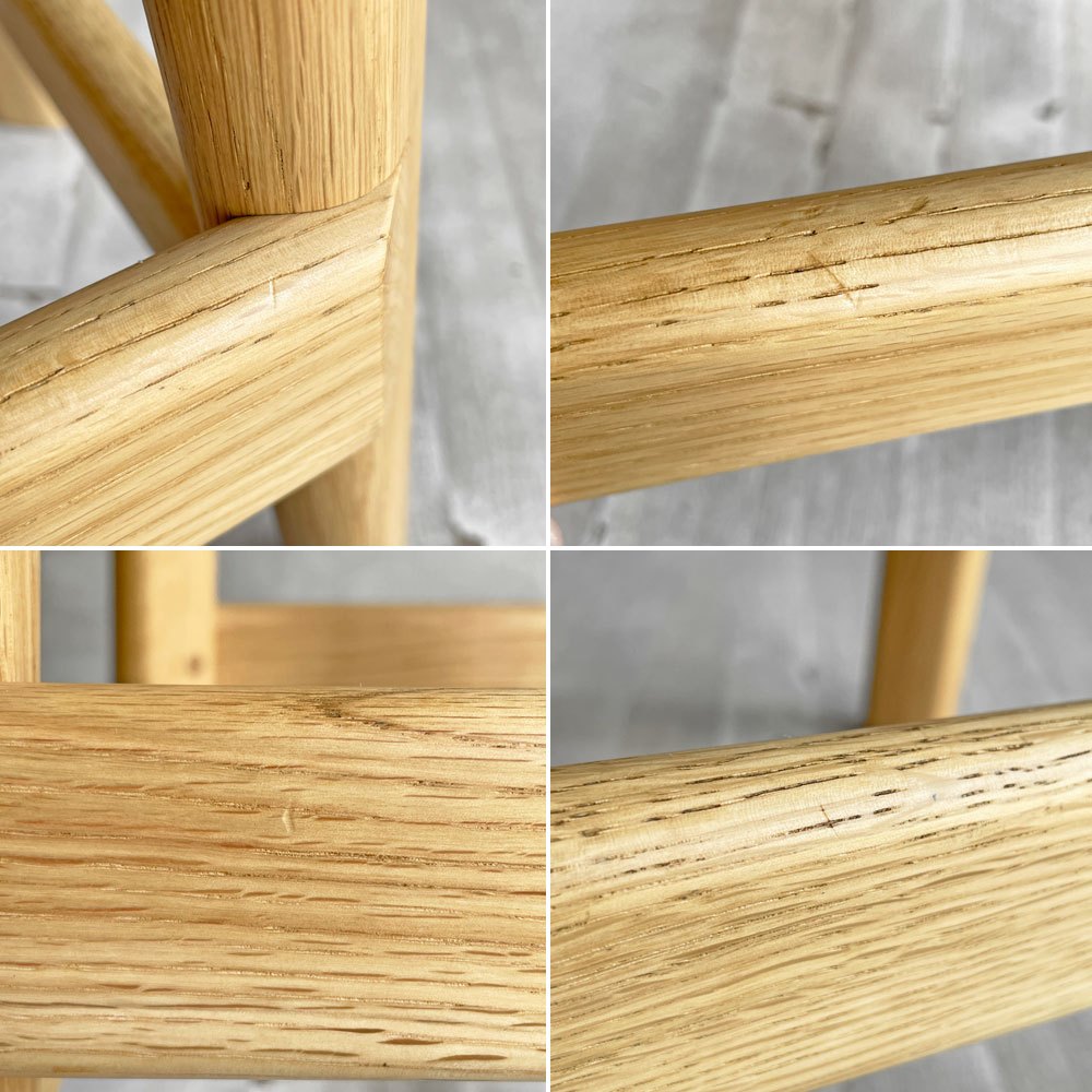 カリモク ニュースタンダード KARIMOKU NEW STANDARD アーカイブ バースツール パッド ロー ARCHIVE BARSTOOL PAD LOW ハイスツール ファブリック ベージュ ナラ材 定価¥58,850- ♪