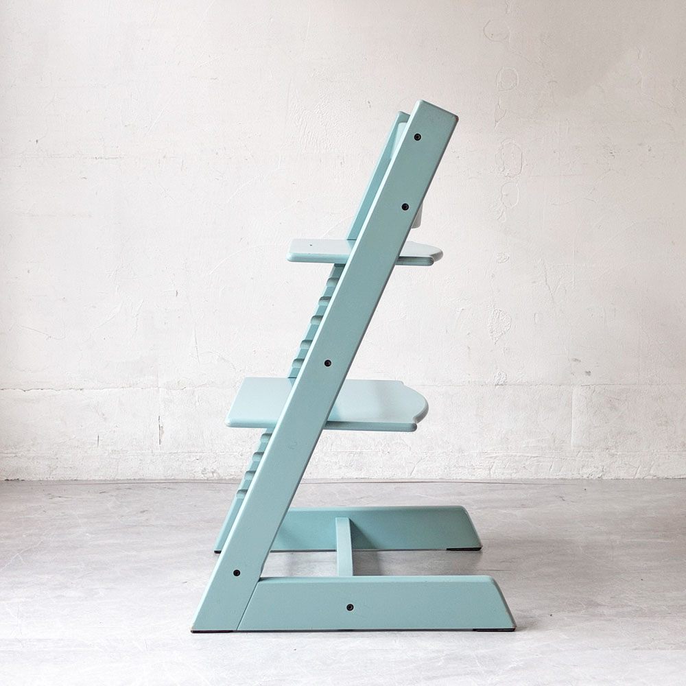 ストッケ STOKKE トリップトラップ TRIPP TRAPP ベビーチェア キッズチェア S/N6～ ノルウェー 北欧家具 アクアブルー ★