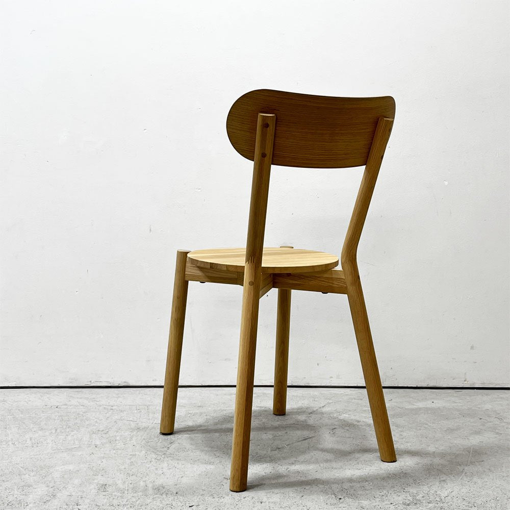 カリモクニュースタンダード KARIMOKU NEW STANDARD キャストールチェア CASTOR CHAIR ピュアオーク PURE OAK スタッキング 国産オーク無垢材 ビッグゲーム BIG-GAME 定価￥47,300- ●