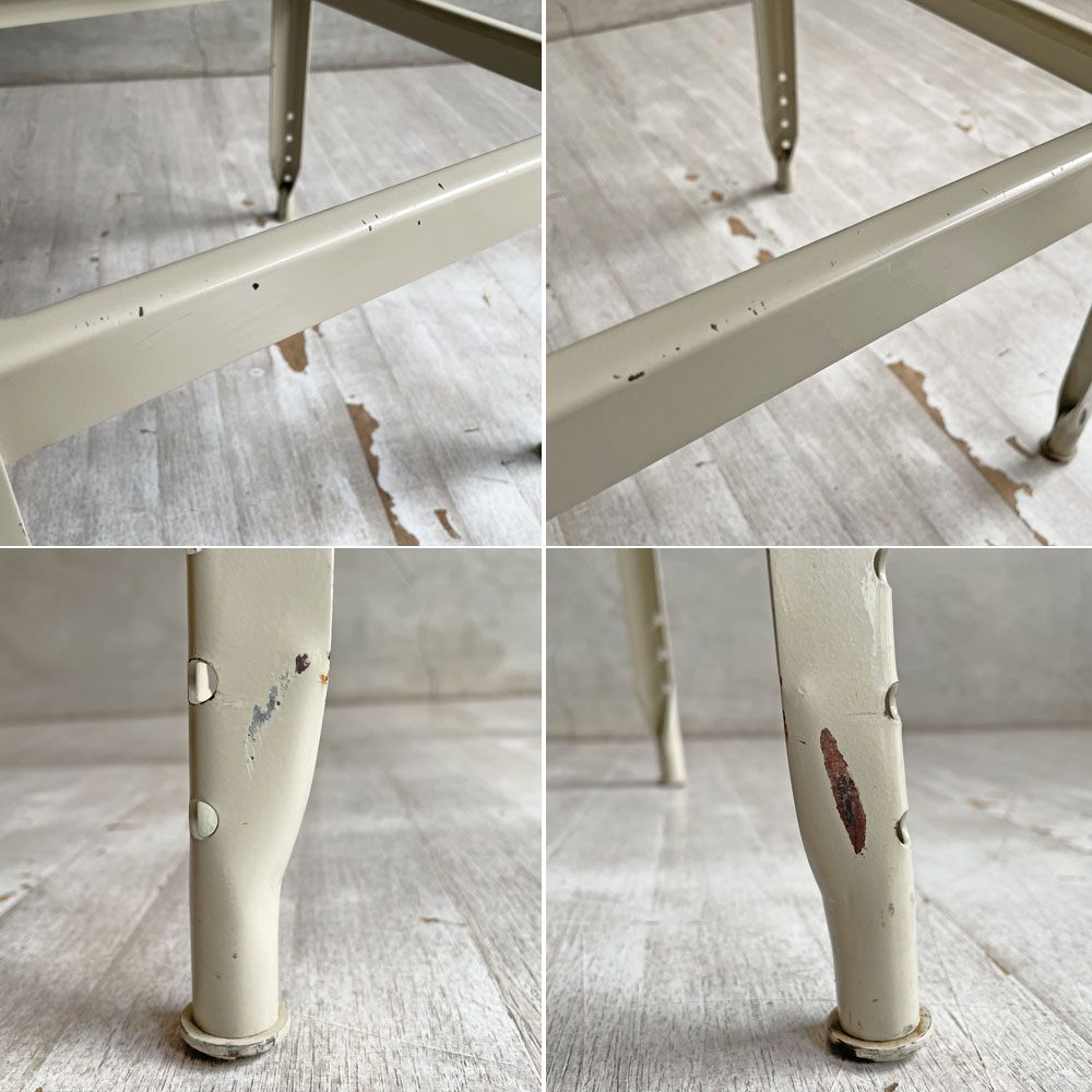 リオン LYON ファクトリー チェア FACTORY CHAIR カウンターチェア バックレスト スチール Putty white パシフィックファニチャーサービス P.F.S取り扱い ♪