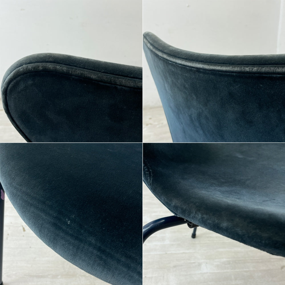 フリッツハンセン Fritz Hansen 3107 セブンチェア フルパティング アルネ・ヤコブセン ミッドナイトブルー デンマーク 北欧家具 A ●