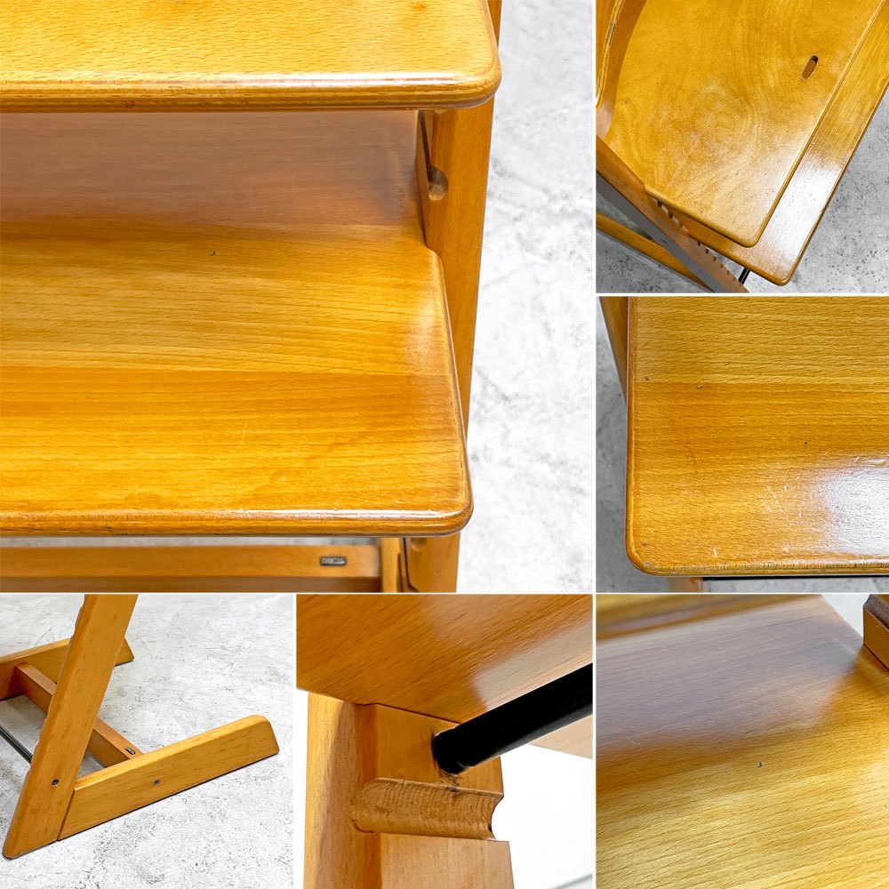 ストッケ STOKKE トリップトラップ TRIPP TRAPP ベビーチェア キッズチェア S/N無し ノルウェー 北欧家具 ナチュラル B ●