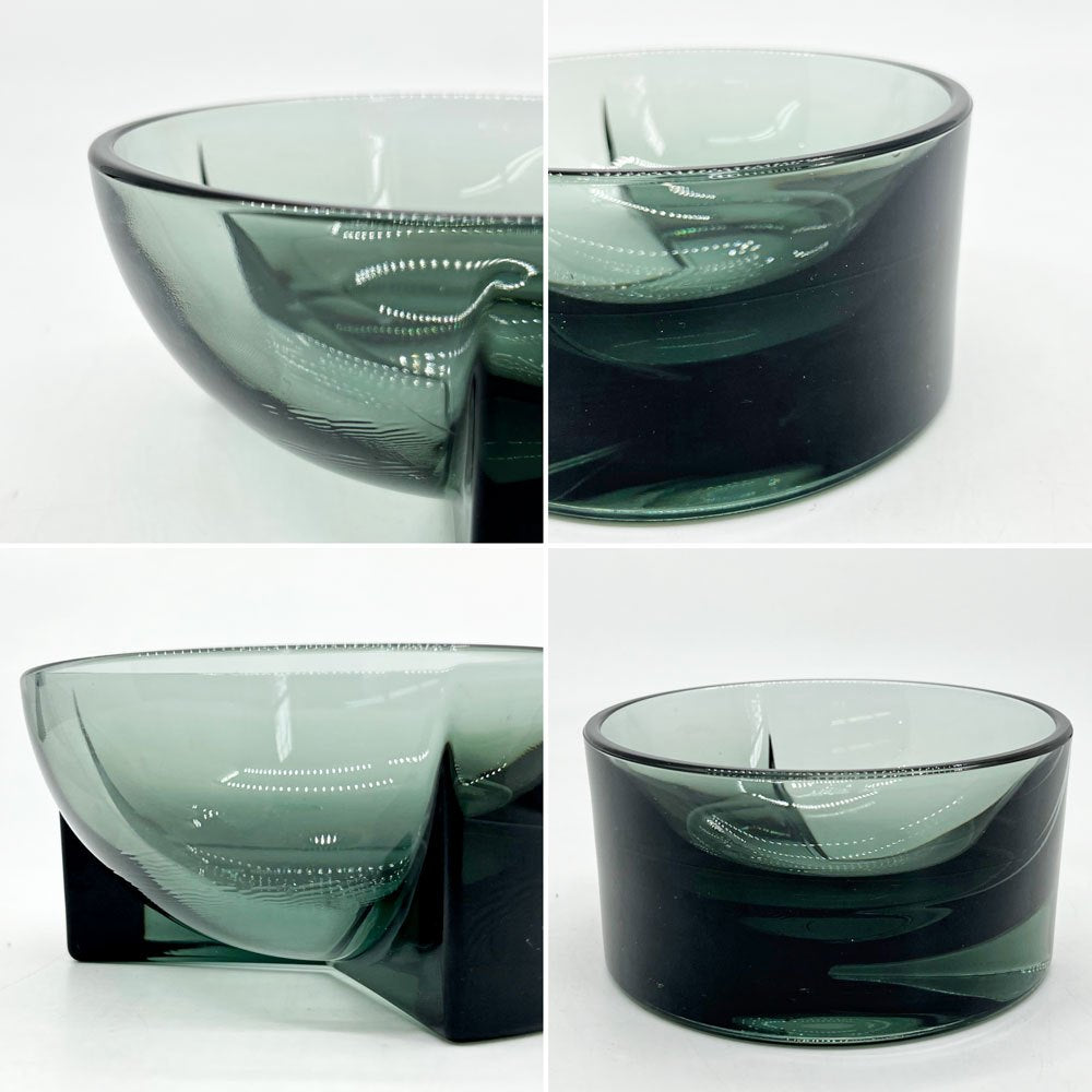 イッタラ iittala クル Kuru ガラスボウル 小物入れ Φ12cm グレー フィリップ・マルイン フィンランド 北欧雑貨 ●