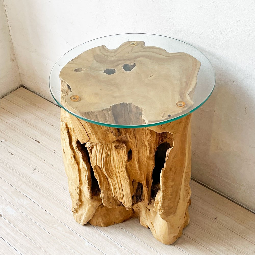 ダリールズ DAREELS トアーサイドテーブル TOOR SIDE TABLE アジアンチーク デビッド・ジョフラ 古材 定価￥62,700- ★