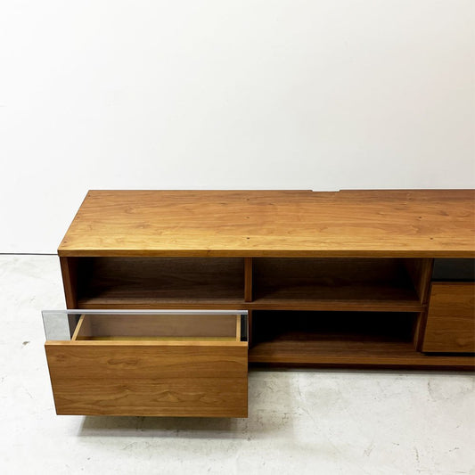 マスターウォール MASTERWAL バス BASS AVボード TVボード ローボード W180cm ウォールナット無垢材 アカセ木工 オーダー仕様 ●