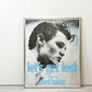 映画 Let’s Get Lost チェットベイカー オリジナルポスター 額装品 ブルース・ウェーバー ジャズ ●