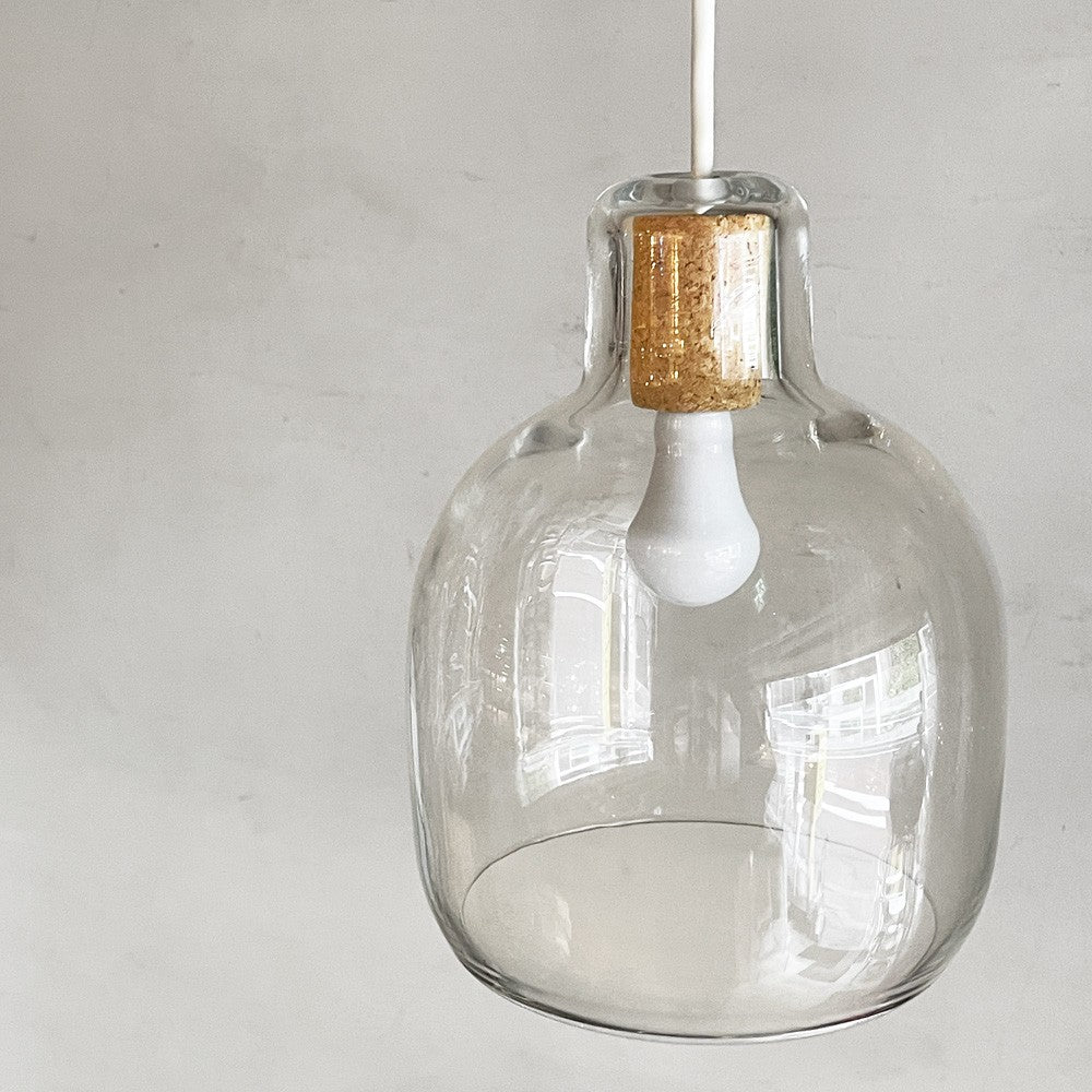 ランドスケーププロダクツ Landscape Products × スタジオプレパ Studio Prepa ボトルランプ PP Blower Bottle Lamp ペンダントライト ガラス コルク 廃番 ■