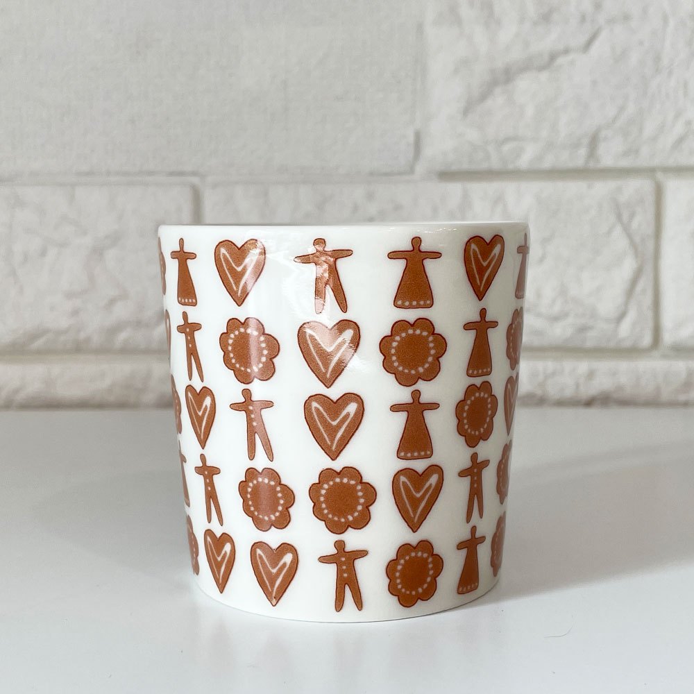 アラビア ARABIA ジンジャーブレッドクッキー クリスマス マグ ピエタリ・ポスティ 2004年限定 北欧雑貨 ◎