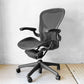 ハーマンミラー Herman Miller アーロンチェア クラシック Bサイズ ポスチャーフィット フル装備 グラファイトベース デスクチェア オフィスチェア ★