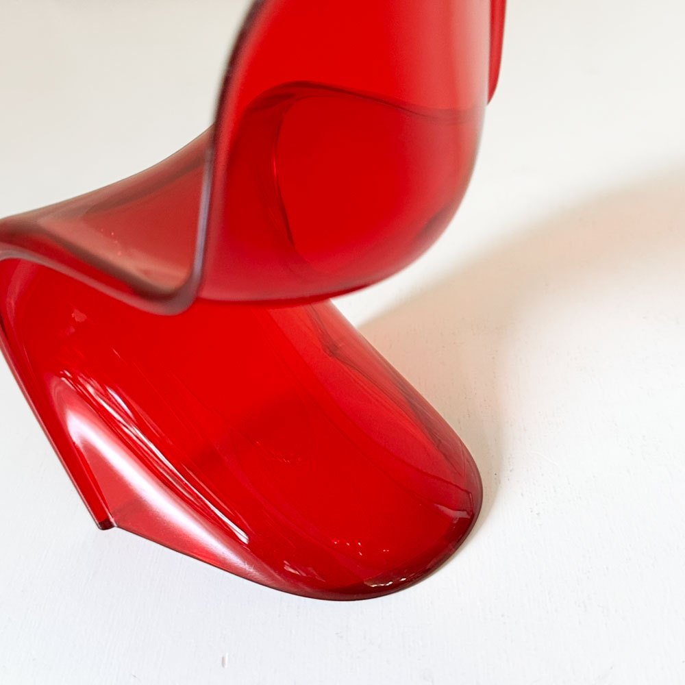ヴィトラ デザインミュージアム Vitra Design Museum ミニチュアコレクション パントンチェア 1/6スケール 限定カラー レッド 箱付き ◎