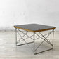 ハーマンミラー Herman Miller LTRT ワイヤーベース ローテーブル メラミントップ バーチ材 C&R イームズ ブラック お膳 W39.5cm ミッドセンチュリー ●