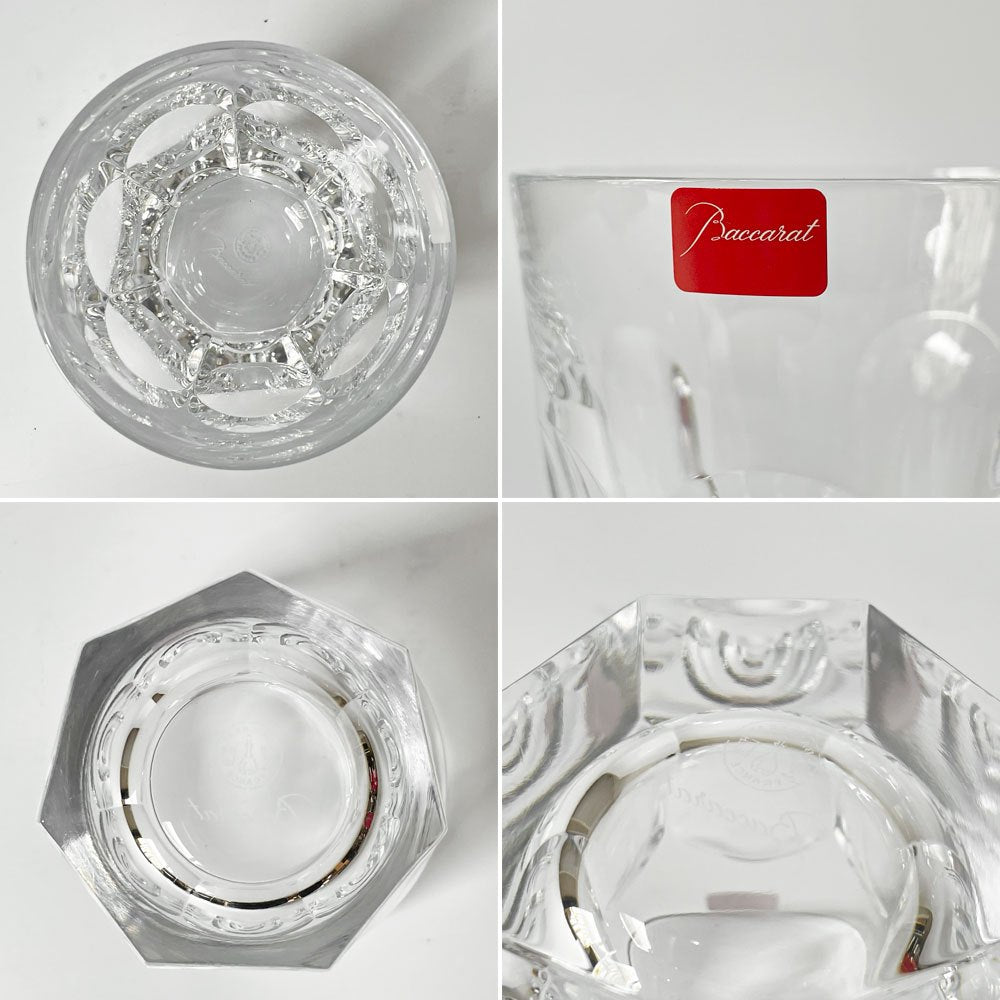 バカラ Baccarat アルクール Harcourt ロックグラス クリスタルガラス フランス 定価33,000円 箱付き 美品 A ★