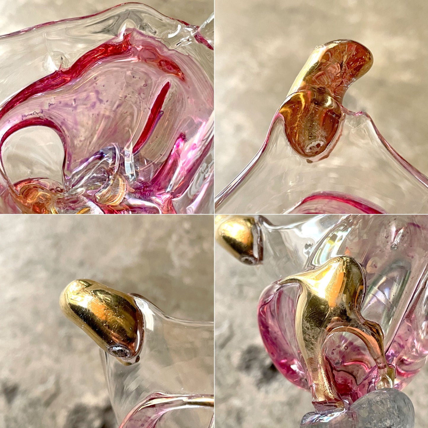 河内麻子 ASAKO KAWACHI ガラス ゴブレットグラス 吹きガラス オブジェ ガラス作家 現代作家 ■