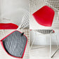 ノル Knoll ダイヤモンドチェア Diamond Chair ハリー・ベルトイア Harry Bertoia ホワイトフレーム シートパッド付 定価￥382,800- ★