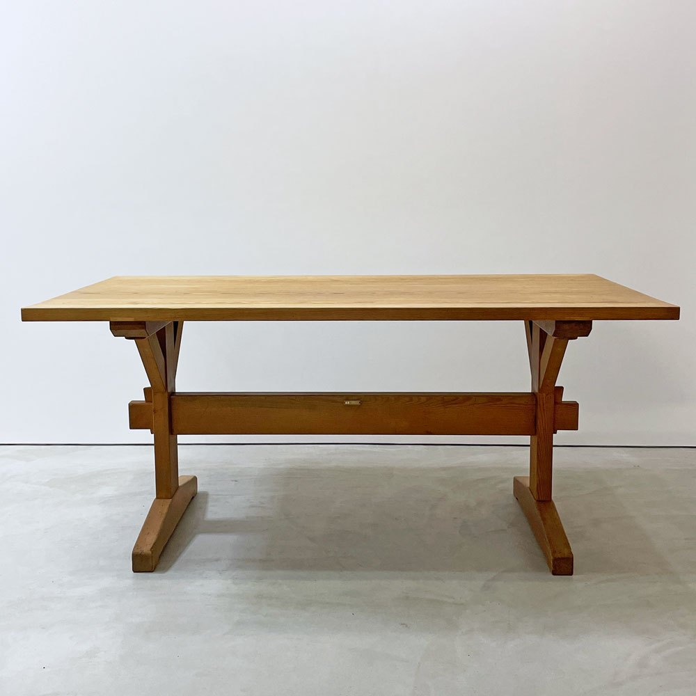 北の住まい設計社 KITANOSUMAISEKKEISHA パイン無垢材 オーダー ダイニングテーブル W160cm ●