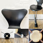 フリッツハンセン Fritz Hansen セブンチェア ダイニングチェア ブラック ラッカー再塗装 アルネ・ヤコブセン デンマーク スタッキングチェア 北欧家具 現状品 ◎