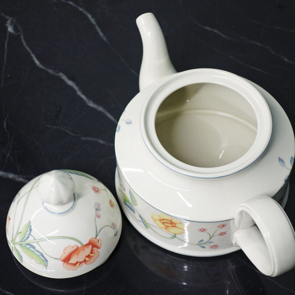 ビレロイ&ボッホ Villeroy & Boch アルベルティーナ Albertina ティーポット 廃盤品 ドイツ ◎