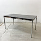 USMモジュラーファニチャー USM Haller USMハラーテーブル ワーキングデスク ダイニング グラファイトグレー リノリウム アジャスター 高さ調整機能付 スイス B ●