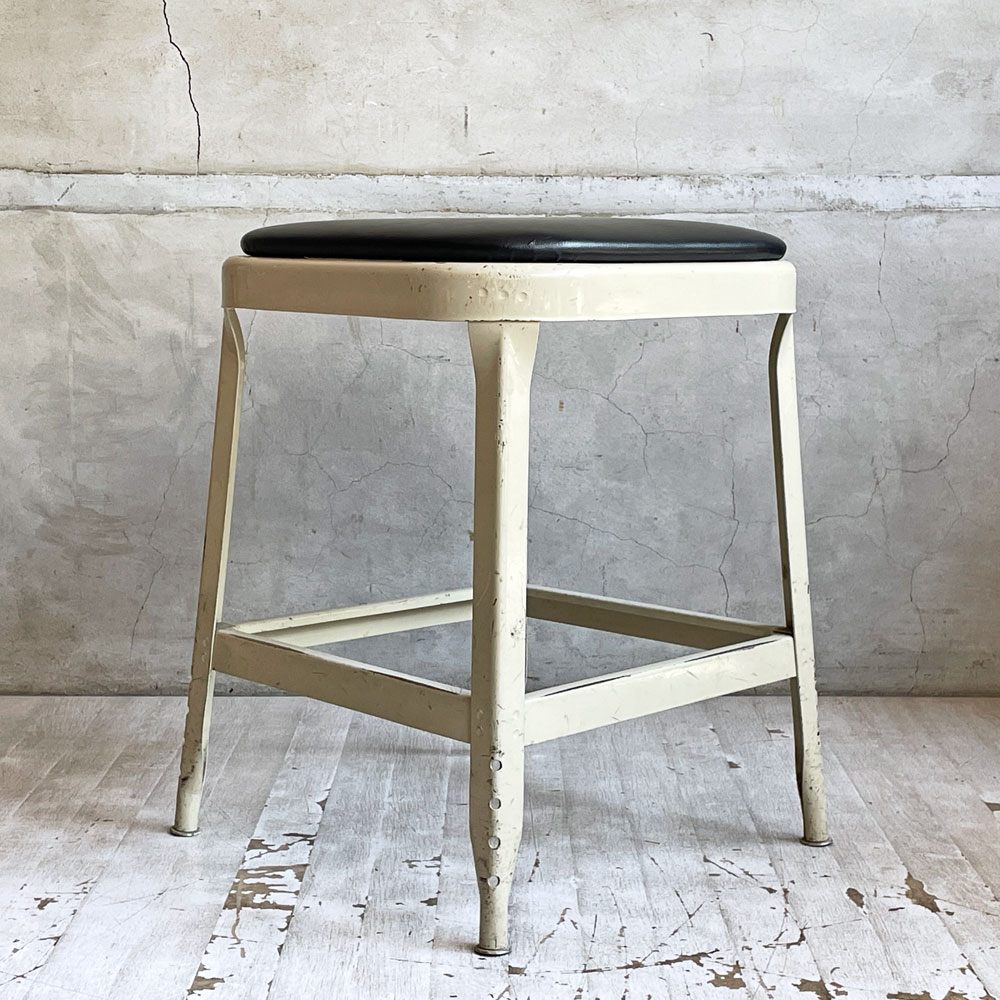 リオン LYON ファクトリースツール FACTORY STOOL スツール カウンターチェア Sサイズ インダストリアル P.F.S取扱い B ♪