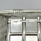 クリストフル CHRISTOFLE コレクション ガリア COLLECTION GALLIA ブレッド バスケット Bread Basket スクエア 編み込み シルバー 銀メッキ W23.5cm フランス A ●