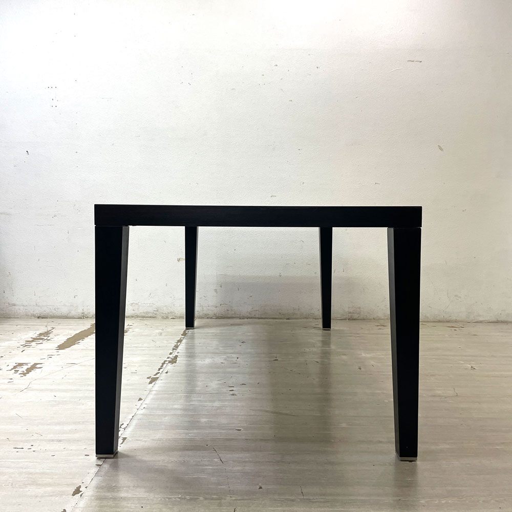 ヴィットマン Wittmann ダイニングテーブル W180cm ブラック モダンスタイル オーストリア ●